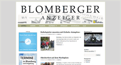 Desktop Screenshot of blomberger-anzeiger.de