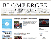 Tablet Screenshot of blomberger-anzeiger.de